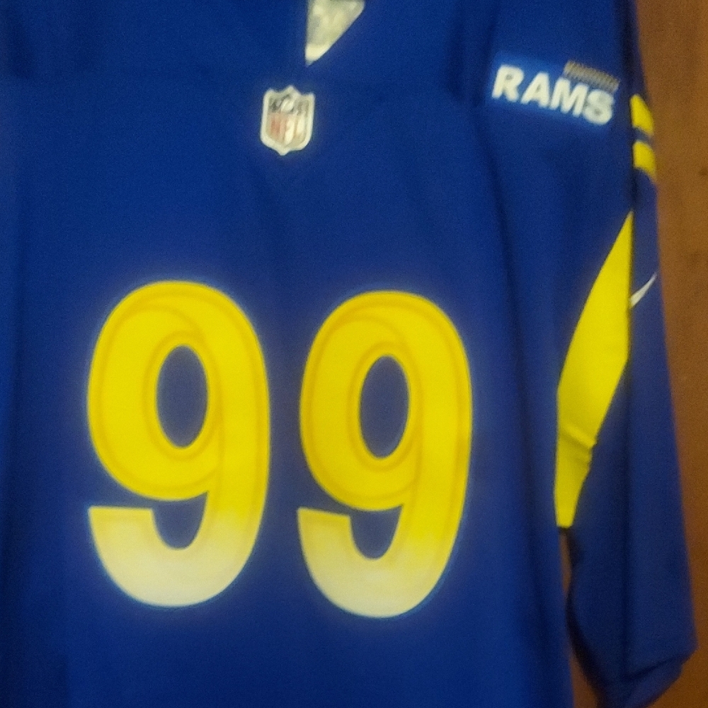 NFL Blue and Yellow Rams Jersey